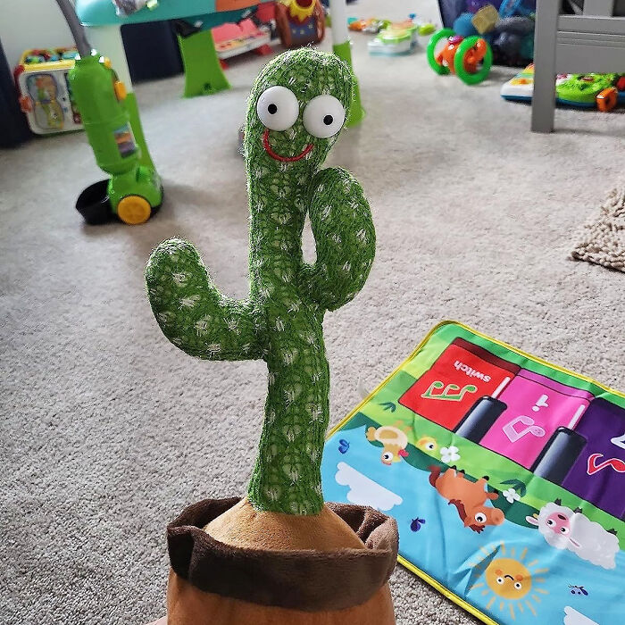 Get The Party Started With Tiktok Famous Talking, Dancing Cactus Toy That Your Baby Will Love!