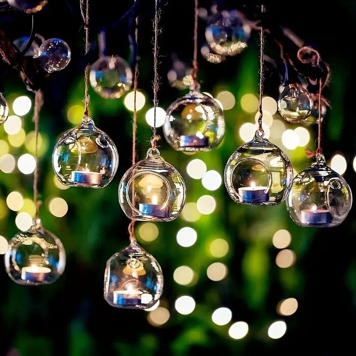Light Up Your Garden With These Enchanting Hanging Glass Orbs