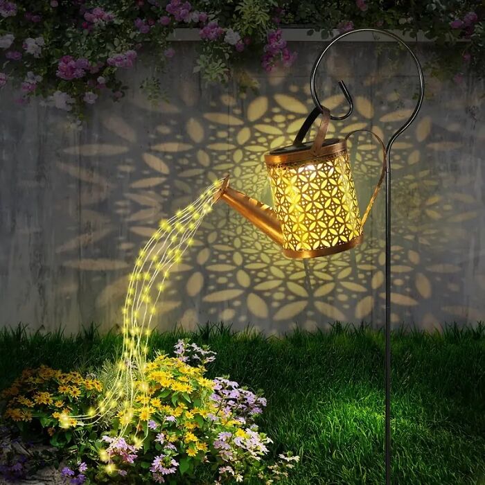 Shower Your Garden In Starlight With A Solar-Powered Watering Can Lantern