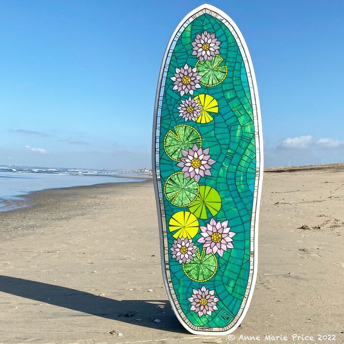I Am A Mosaic Artist And I Create Contemporary Mosaic Surfboards (24 Pics) I Am A Mosaic Artist And I Create Contemporary Mosaic Surfboards (24 Pics)