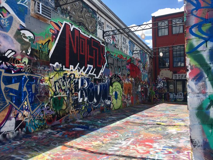 Graffiti Alley, Baltimore, Us