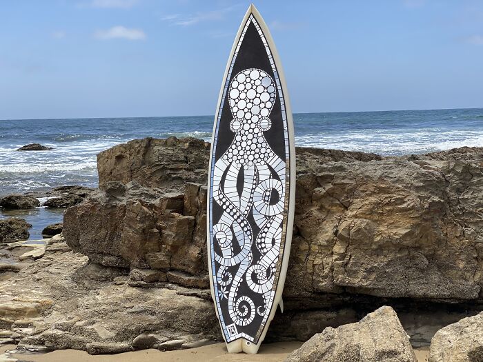 I Am A Mosaic Artist And I Create Contemporary Mosaic Surfboards (24 Pics) I Am A Mosaic Artist And I Create Contemporary Mosaic Surfboards (24 Pics)