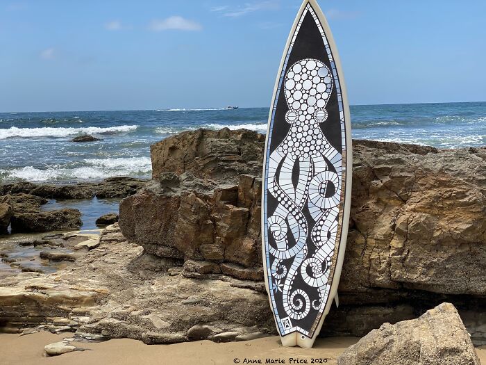 I Am A Mosaic Artist And I Create Contemporary Mosaic Surfboards (24 Pics) I Am A Mosaic Artist And I Create Contemporary Mosaic Surfboards (24 Pics)