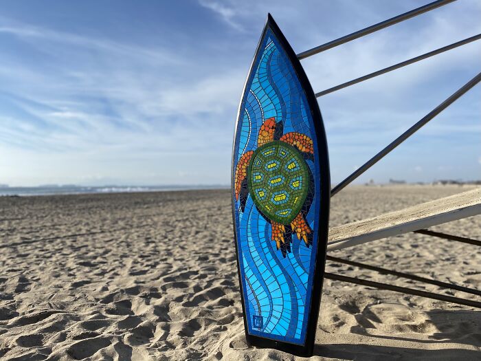 I Am A Mosaic Artist And I Create Contemporary Mosaic Surfboards (24 Pics) I Am A Mosaic Artist And I Create Contemporary Mosaic Surfboards (24 Pics)