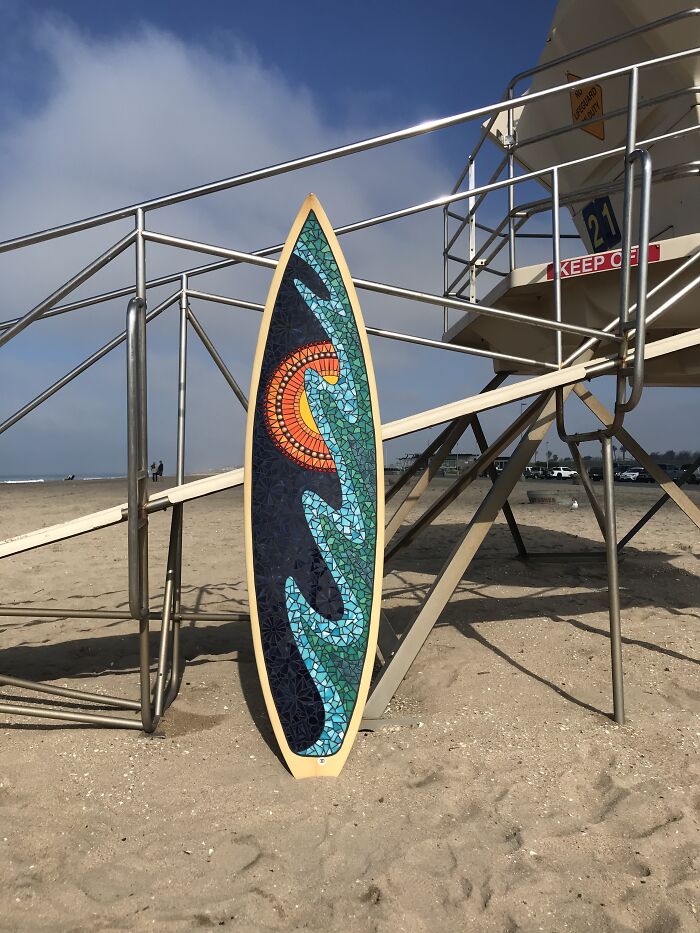 I Am A Mosaic Artist And I Create Contemporary Mosaic Surfboards (24 Pics) I Am A Mosaic Artist And I Create Contemporary Mosaic Surfboards (24 Pics)