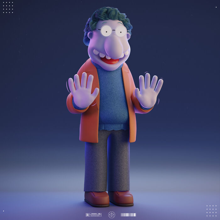 90s Nostalgia: I Recreated Characters From ‘Doug’ But In 3D | Bored Panda