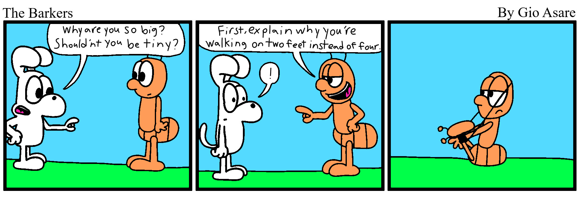 New “The Barkers” Comic Strip Introducing A New Character.