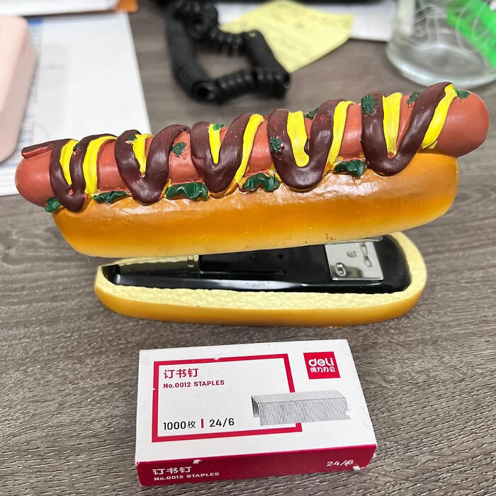 Turn Heads In The Office With Hot Dog Stapler - A Fun Addition To Your Desk Essentials!