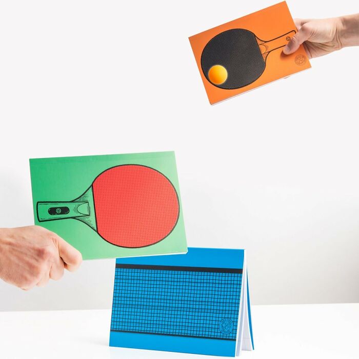 Score Extra Vibe Points And Hit A Smash At The Office With These Table Tennis Rocket Notebooks 