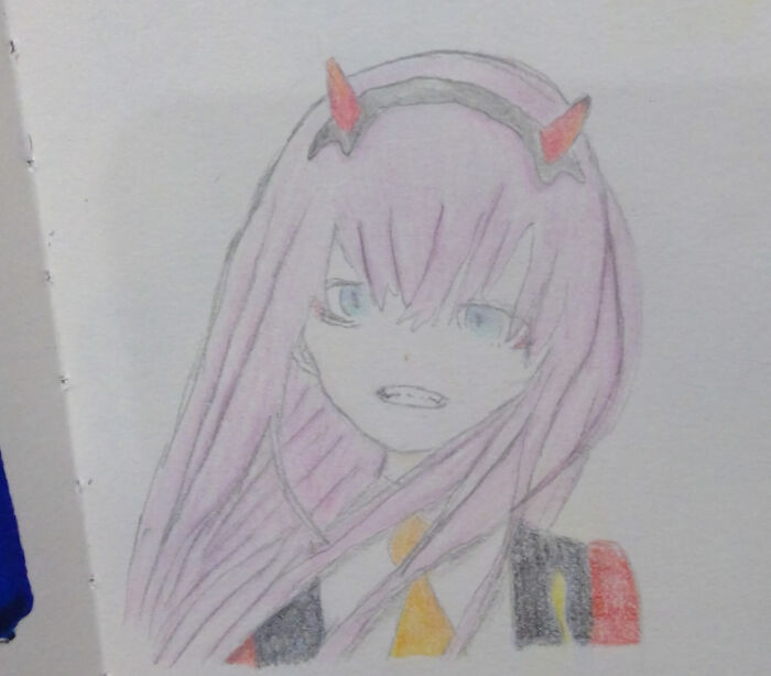 Zero Two From Darling In The Franxx