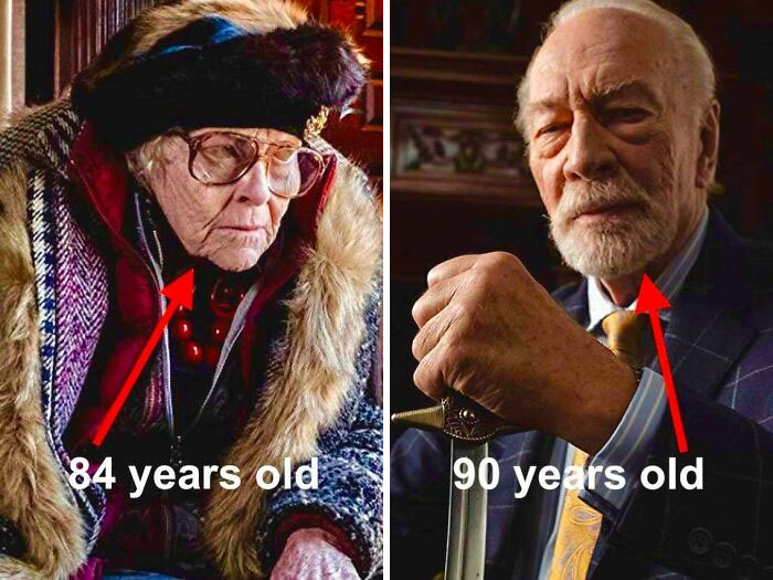 In Knives Out (2019), K Callan, Who Plays Great Nana Wanetta, Is Actually Six Years Younger Than Christopher Plummer, Who Plays Her Son Harlan
