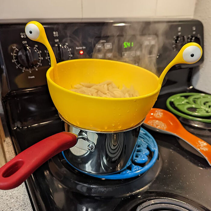 Ditch Boring Strainers For A Monster Strainer That Loves Pasta As Much As You!