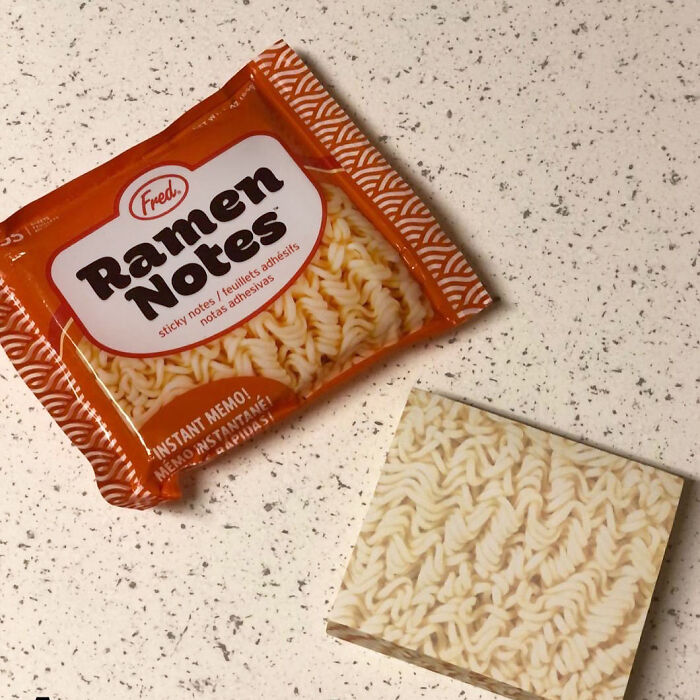 Slurp Up Your Reminders With These Funny Ramen Noodle Sticky Notes!