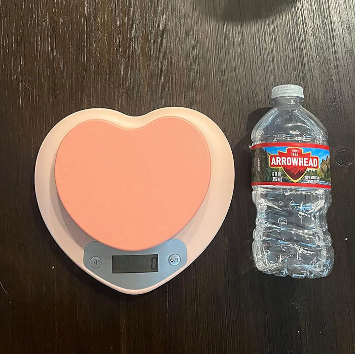 Pretty In Pink: A Heart Shaped Kitchen Scale With Precision You Can Count On!