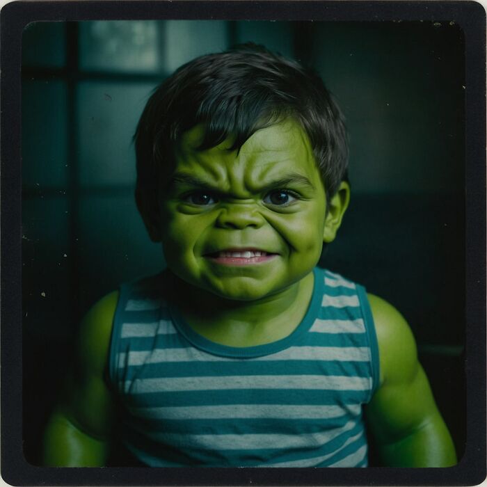 Angry But Cute Hulk