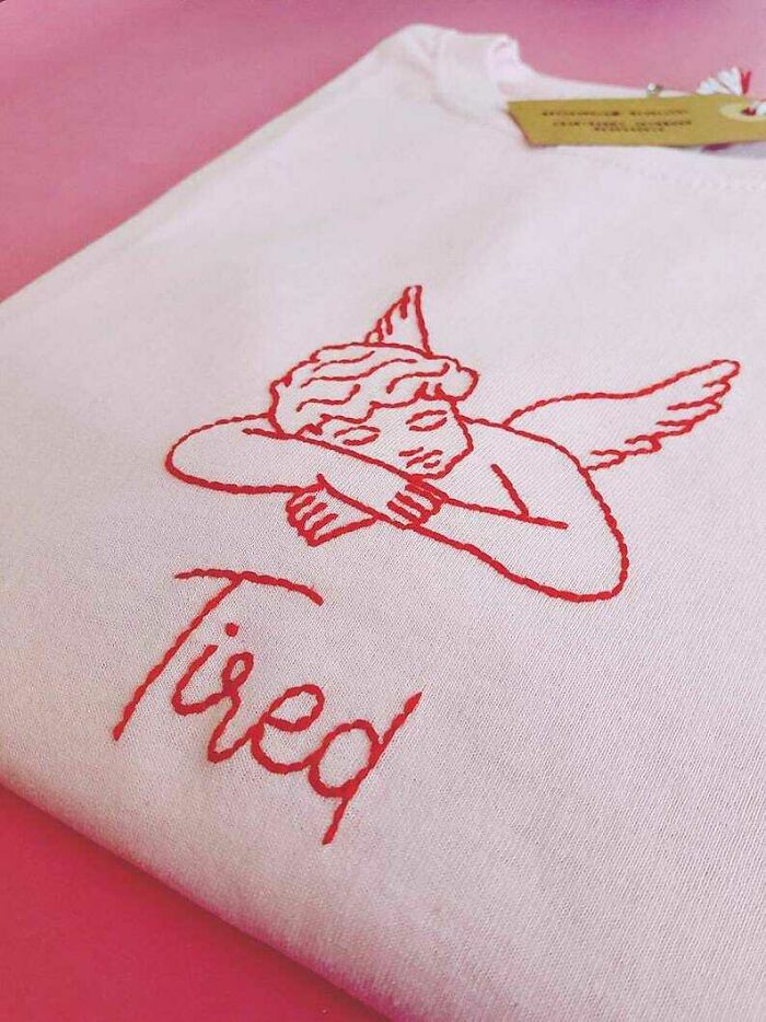 In A World Full Of Unethical Mass-Produced Stuff, We Decided To Rebel By Designing And Hand-Embroidering Some Clothes