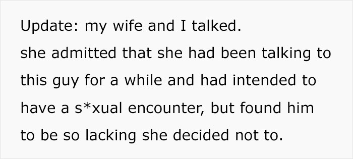 Man Suspected Wife Was Cheating, Gets Proved Right, And Has To Live With The Idea Of An Open Marriage