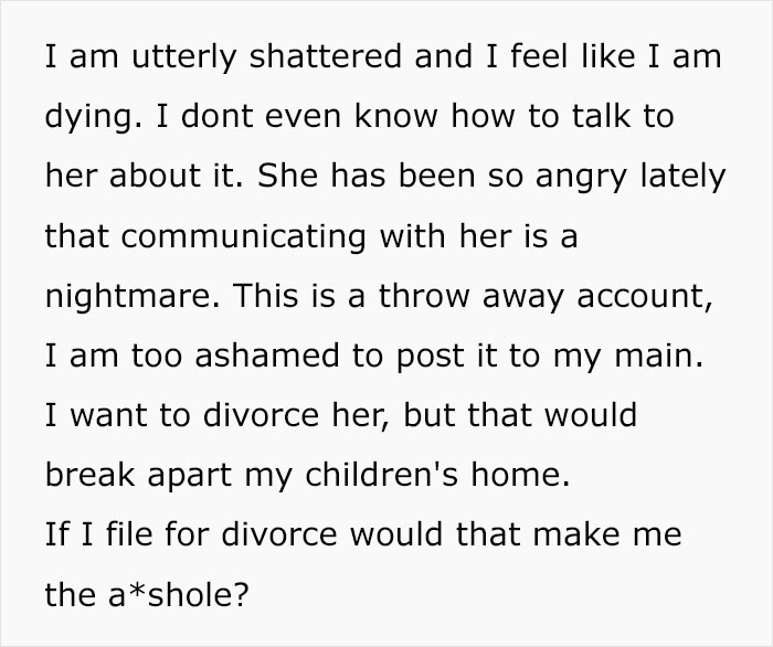 Man Suspected Wife Was Cheating, Gets Proved Right, And Has To Live With The Idea Of An Open Marriage Man Suspected Wife Was Cheating, Gets Proved Right, And Has To Live With The Idea Of An Open Marriage