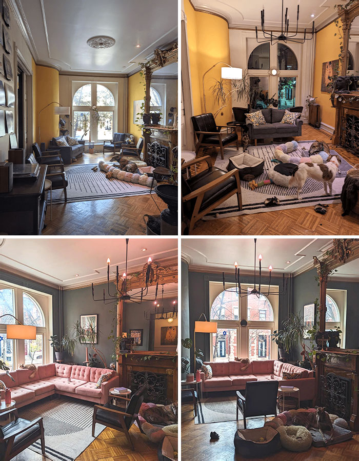 Before And After: Victorian Living Room, Baltimore