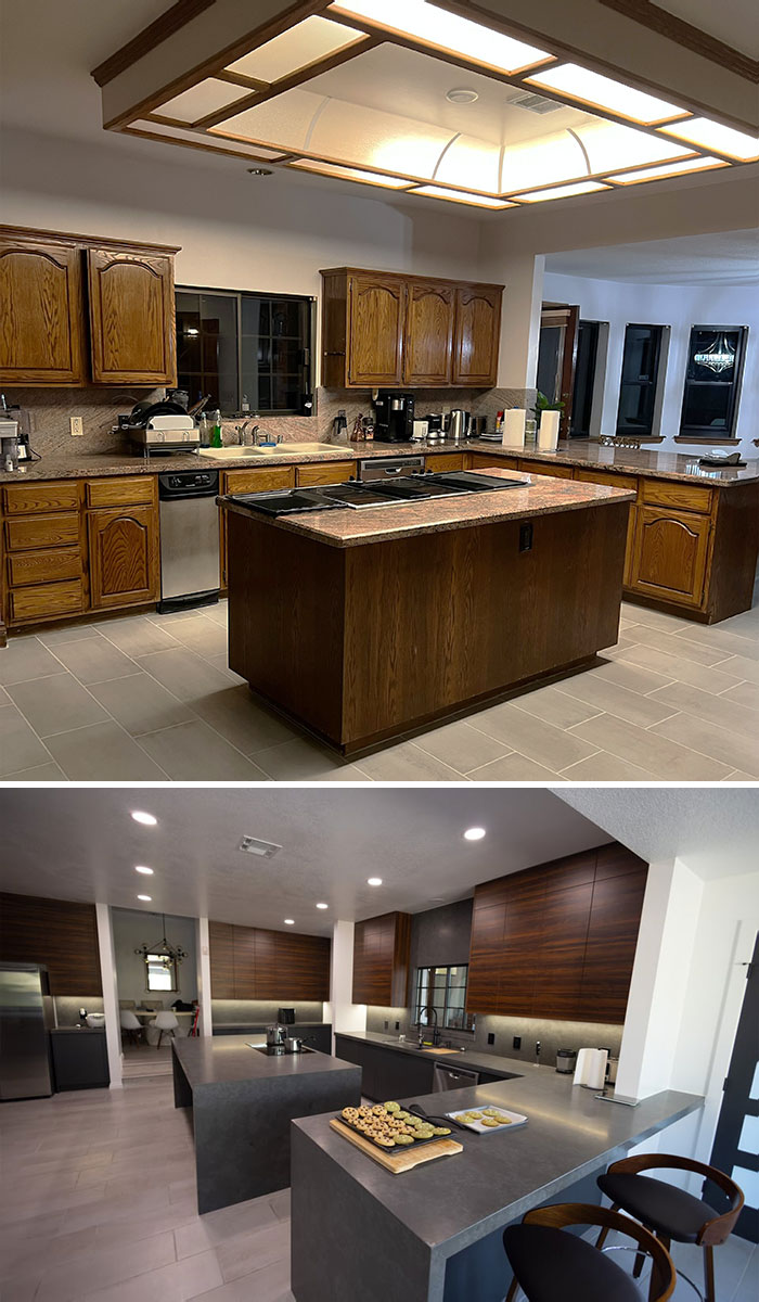 Little Before And After Of My Masculine Kitchen Remodel