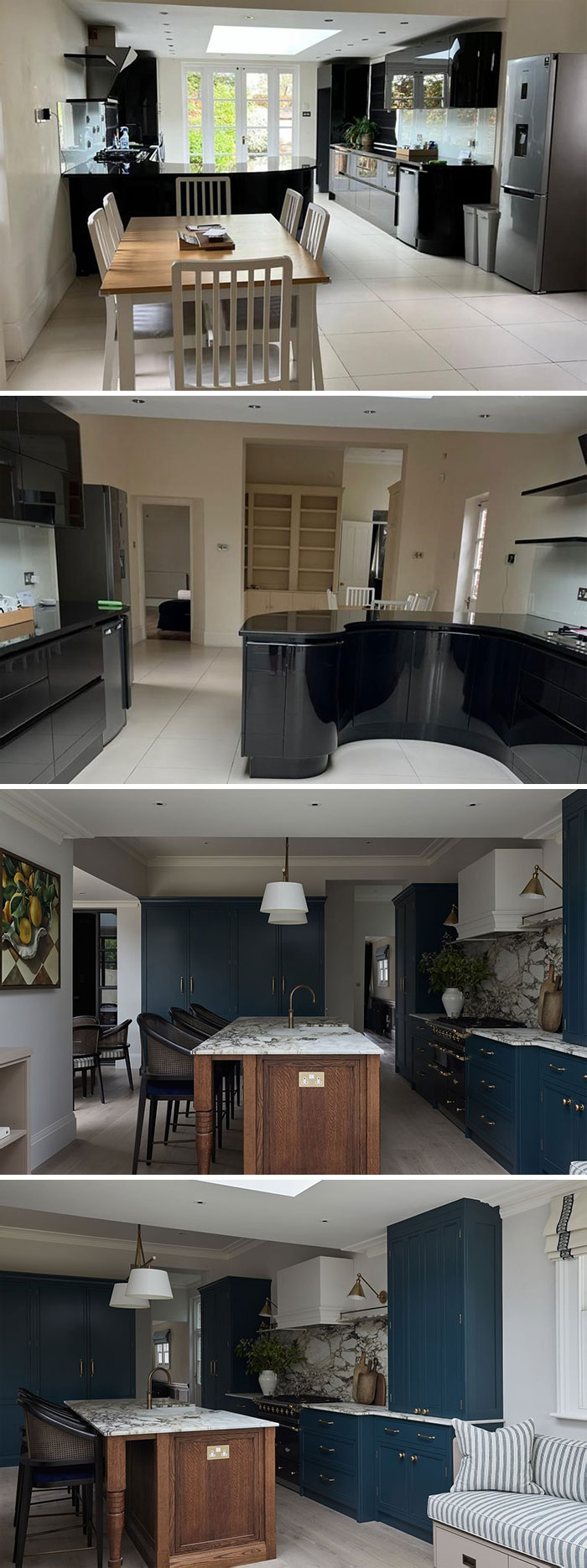 One Of Our Favorite Transformations, The Kitchen In Our Streatham Hill Project. Leaving This Before And After
