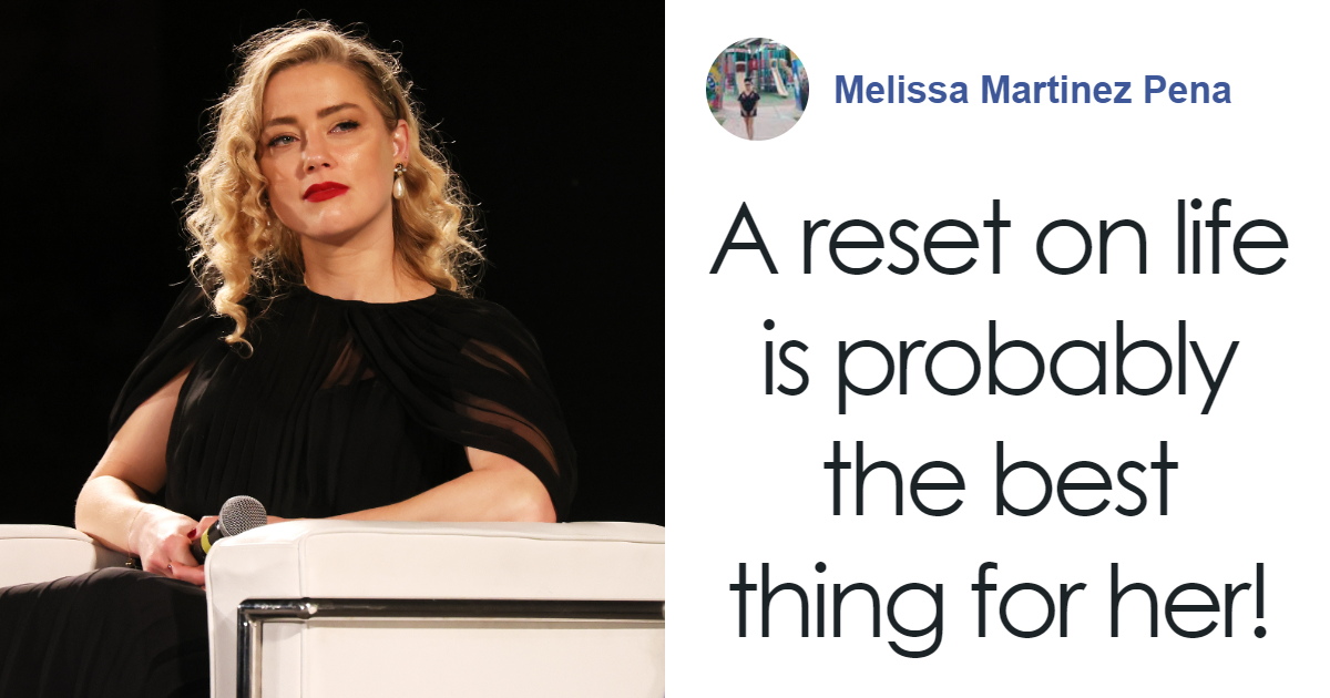 Amber Heard Poses With Champagne Glass In Rare Photo Following Move And Name Change - Vimarsana News