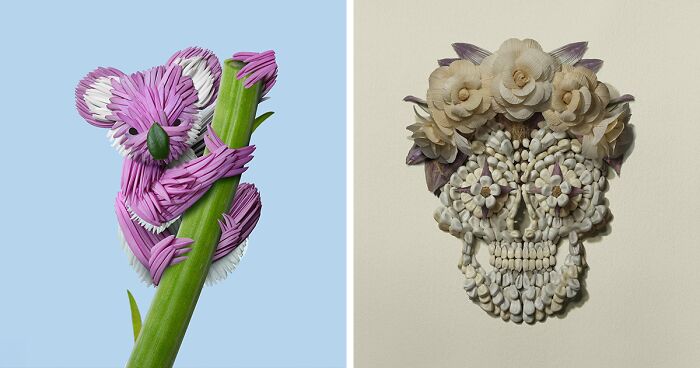 Artist Creates Animal Sculptures From Flower Arrangements (55 New Pics)