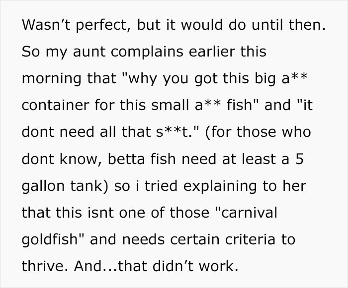 “They Swim And Die”: Aunt Refuses To Apologize For Ending Fish’s Life, Screams When Karma Hits