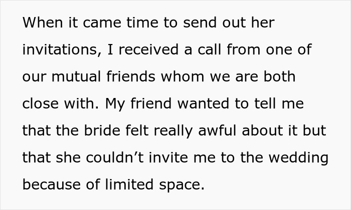 Woman Loses It Realizing Friend Had Invited Everyone But Her To Wedding, Leaves Group Chat Woman Loses It Realizing Friend Had Invited Everyone But Her To Wedding, Leaves Group Chat