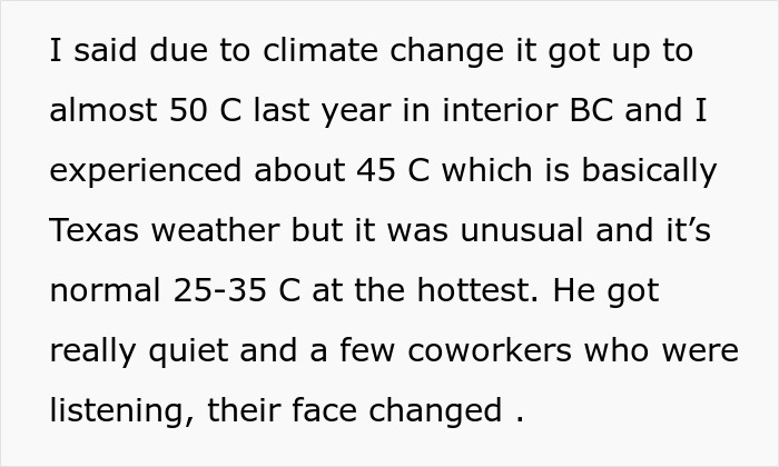 A Canadian Gets Sent To HR At An American Job For Believing Climate Change Is Real