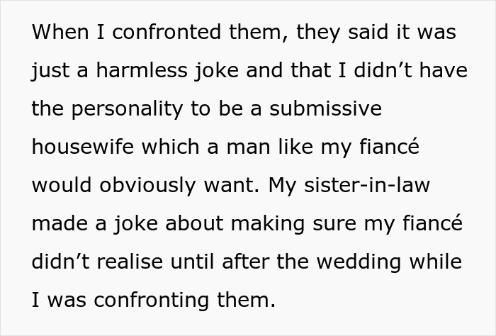 Bride's Family Bets Fiance Will End Marriage Because She Isn't Submissive, So She Cancels Wedding Bride's Family Bets Fiance Will End Marriage Because She Isn't Submissive, So She Cancels Wedding