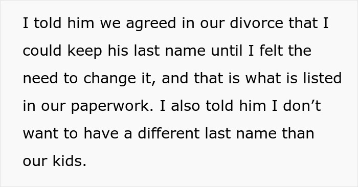 Woman Refuses To Share Last Name With Fiancé’s ‘Intimidating’ Ex, Demands She Change It Woman Refuses To Share Last Name With Fiancé’s ‘Intimidating’ Ex, Demands She Change It