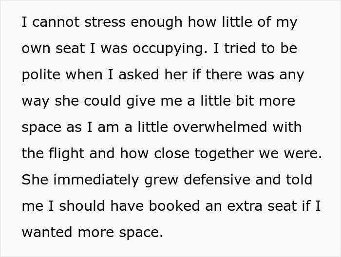 Person Gets Trapped By A Plus-Size Woman On A Flight, Makes Her Cry After Asking To Switch Seats