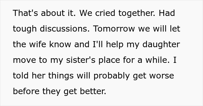 Man Has Tough Conversation With 21YO Daughter Who Had An Affair With Their Married Neighbor