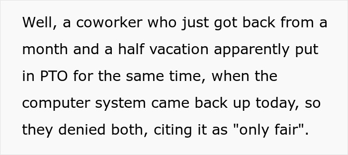 “I Will Regret Nothing”: Employee Refuses To Work During His PTO, Goes To Concert Instead “I Will Regret Nothing”: Employee Refuses To Work During His PTO, Goes To Concert Instead