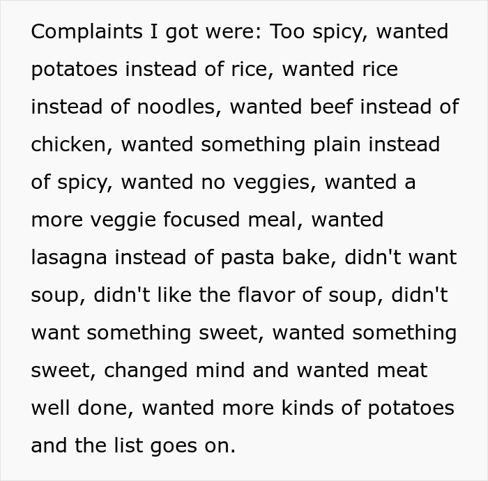 Teen Can't Keep Up With Family's Food Preferences, Starts Cooking Only For Himself, It Angers Family Teen Can't Keep Up With Family's Food Preferences, Starts Cooking Only For Himself, It Angers Family