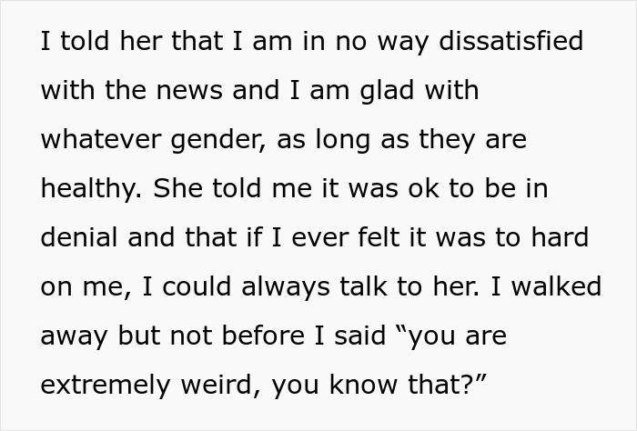Married Couple Reveals They’re Expecting A Daughter, SIL Tells Wife She Should Feel Devastated Married Couple Reveals They’re Expecting A Daughter, SIL Tells Wife She Should Feel Devastated