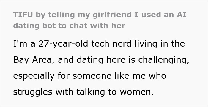 Guy “Comes Clean” To GF About How He Used AI To Talk To Her In The Start, Gets Blocked Immediately