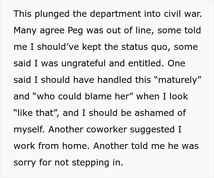 Woman Left In Tears After Coworker Demands She Stop Feeding Him Woman Left In Tears After Coworker Demands She Stop Feeding Him
