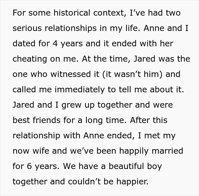 “AITAH For Causing My Ex-GF’s Husband (Also, My Previous Best Friend) To Cry At The Bar?” “AITAH For Causing My Ex-GF’s Husband (Also, My Previous Best Friend) To Cry At The Bar?”