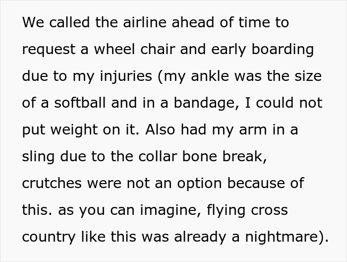 Injured Woman Refuses To Be Bullied Out Of Her Priority Seat By Entitled Dad