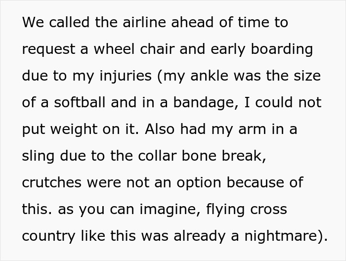 Injured Woman Refuses To Be Bullied Out Of Her Priority Seat By Entitled Dad Injured Woman Refuses To Be Bullied Out Of Her Priority Seat By Entitled Dad