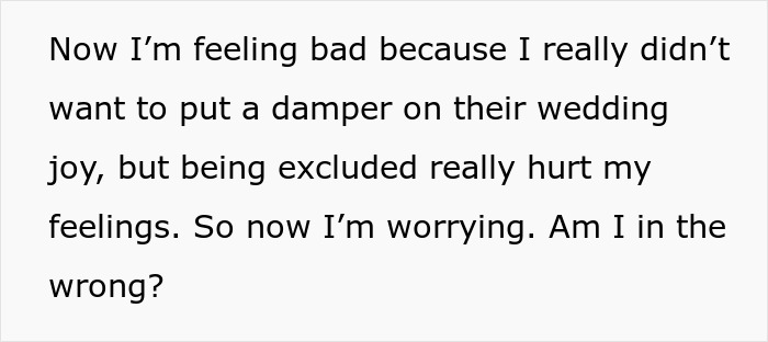 Woman Loses It Realizing Friend Had Invited Everyone But Her To Wedding, Leaves Group Chat Woman Loses It Realizing Friend Had Invited Everyone But Her To Wedding, Leaves Group Chat