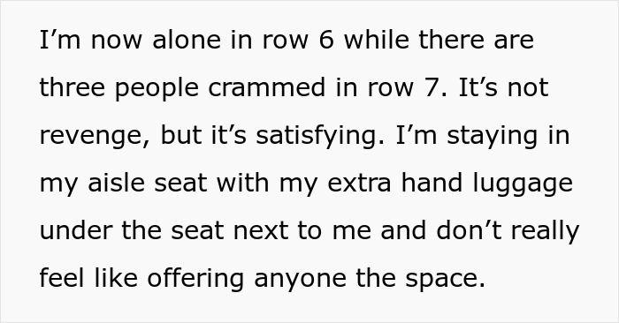 “So You ARE In The Wrong Seat”: Lady Embarrasses Traveler, Gets Stuck In A Row Full Of People “So You ARE In The Wrong Seat”: Lady Embarrasses Traveler, Gets Stuck In A Row Full Of People