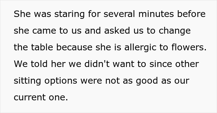 Woman Is Confused If She Was Wrong To Ignore Allergic Diner’s Wishes, Gets A Reality Check