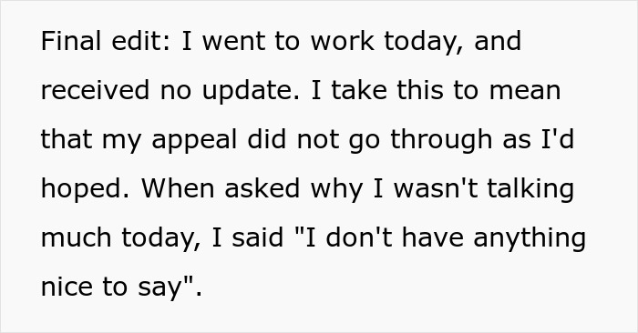 “I Will Regret Nothing”: Employee Refuses To Work During His PTO, Goes To Concert Instead “I Will Regret Nothing”: Employee Refuses To Work During His PTO, Goes To Concert Instead