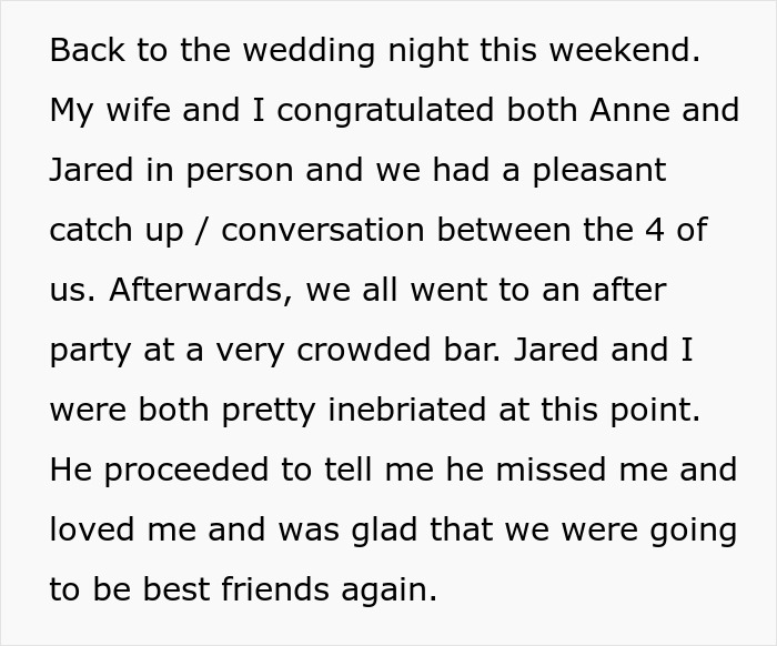 “AITAH For Causing My Ex-GF’s Husband (Also, My Previous Best Friend) To Cry At The Bar?” 