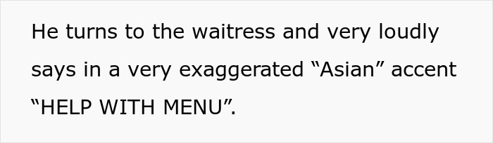 "No Good, We Go": Rude Waitress Assumes Man Doesn't Speak English, He Plays Along "No Good, We Go": Rude Waitress Assumes Man Doesn't Speak English, He Plays Along