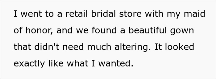 “[Am I The Jerk] For Not Wearing The Wedding Dress My Stepsister Handmade For Me?”