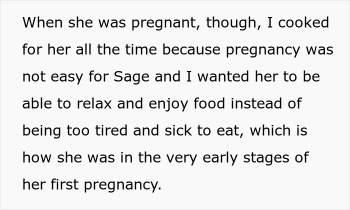 Chef Who Cooked And Cared For Wife While She Was Pregnant Is Shocked When SIL Demands Same Treatment Chef Who Cooked And Cared For Wife While She Was Pregnant Is Shocked When SIL Demands Same Treatment